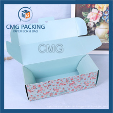 Gefaltete Blumenkuchen-Papier-Box mit Deckel